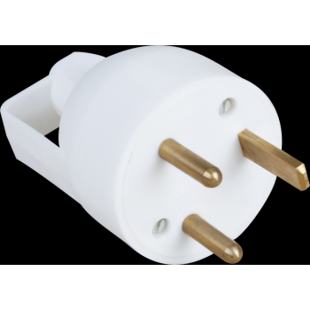  20A MALE DROITE 2P+T  ANN. BLC 