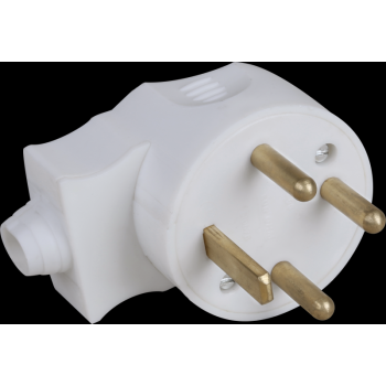  20A MALE COU. 3P+T GRISE 