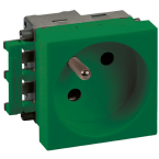  PRISE 2P+T VERTE COMPLETE 