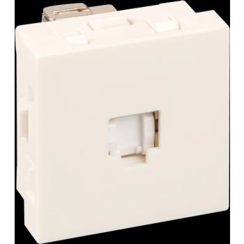  PRISE RJ45 CAT 6A BLCHE 45X45 