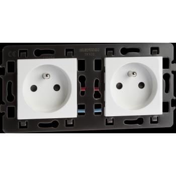  PRISE DOUBLE PRECABLEE 