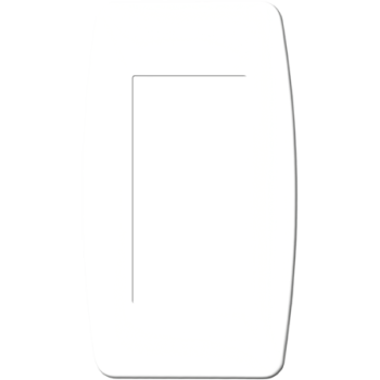  PLAQUE BLANCHE 1/2 POSTE 