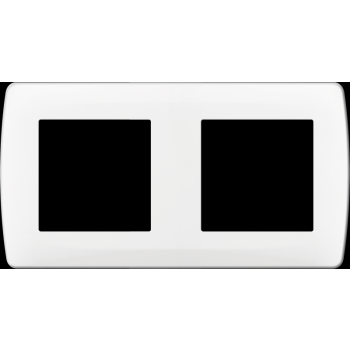  PLAQUE BLANCHE 2P. ENT71MM 