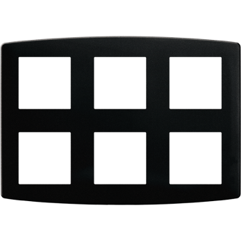  PLAQUE 2X3 ANTHRACITE 