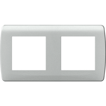  PLAQUE SILVER 2 POSTES 