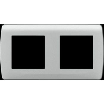  PLAQUE SILVER 2 POSTES 