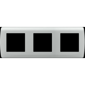  PLAQUE SILVER 3 POSTES 