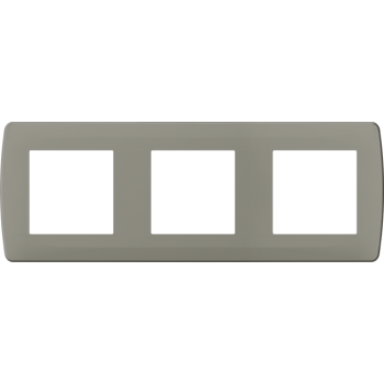  PLAQUE TAUPE 3 POSTES 