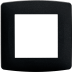  PLAQUE ANTRACITE 1 POSTE 