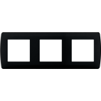  PLAQUE ANTHRACITE 3 POSTES 