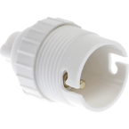  DOUILLE B22 SPLE BAGUE BLANCHE 