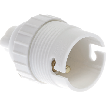  DOUILLE B22 SPLE BAGUE BLANCHE 