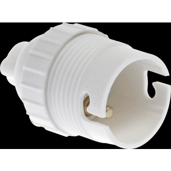  DOUILLE B22 SPLE BAGUE BLANCHE 