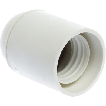  DOUILLE E 27 SPLE BAGUE BLANC. 