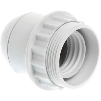  DOUILLE E14 DBLE BAGUE BLANCHE 