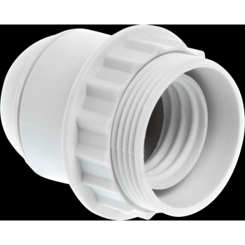  DOUILLE E14 DBLE BAGUE BLANCHE 