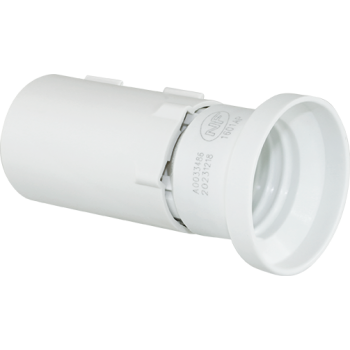  DOUILLE DE CHANTIER E27 BLANC. 