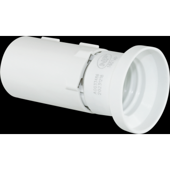  DOUILLE DE CHANTIER E27 BLANC. 