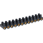  BARRETTE LAITON NOIRE 16 MM 