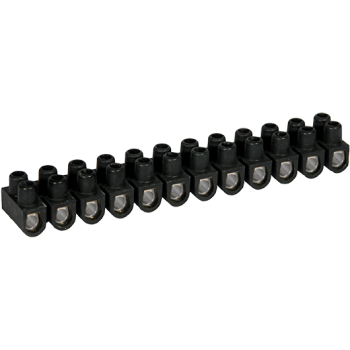  BARRETTE ACIER NOIRE 16 MM 