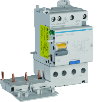  Bloc diff DS 3P+N 25A 30mA F 