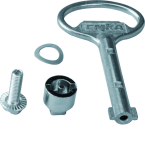  Serrure dble barre+cl� IP5-6 