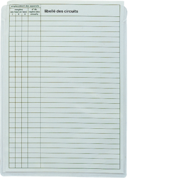  Jeu de 10 pochettes � plan A5 