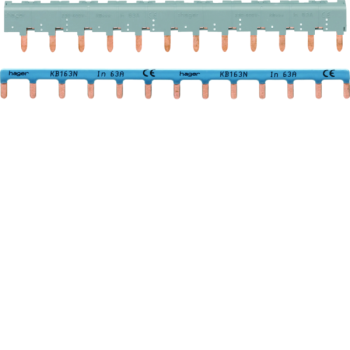  Barres pontage 3P+N 63A 12 mod 
