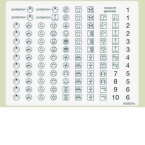  Etiquettes de rep�rage circuit 