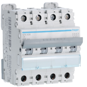  Disj.4P 6-10kA C-6A 4m 