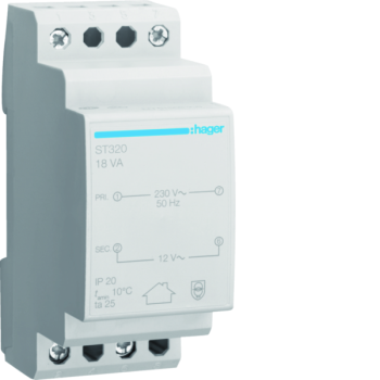  Transfo s�cu 18VA 230-12V 