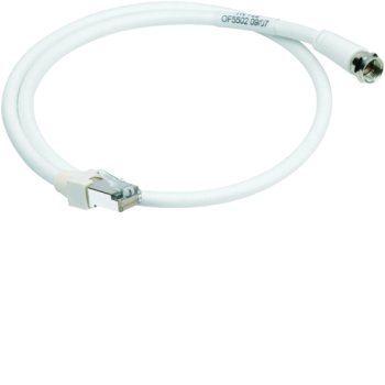  Cordon TV RJ45/fiche F 0.60m 