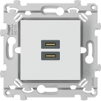  Chargeur USB C+C essensya blan 