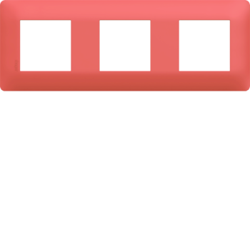  Plaque 3 postes Coral 