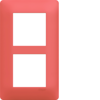  Plaque 2 postes E57 Coral 