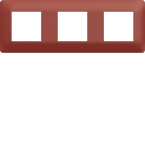  Plaque 3 postes Sierra 