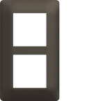  Plaque 2 postes E57 Terra 