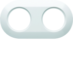  1930 Plaque 2 postes blanche 