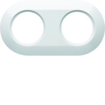  1930 Plaque 2 postes blanche 