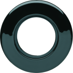  1930 Plaque porcelaine noire 