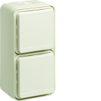  cubyko PC dble vert 2P+T blanc 