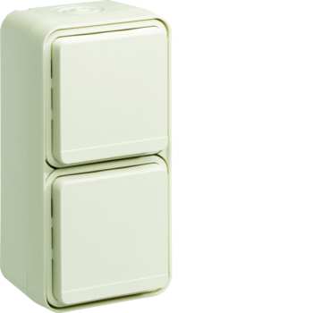  cubyko PC dble vert 2P+T blanc 
