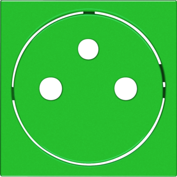  Enjoliveur PC aff 2P+T - vert 