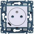  Prise courant aff USB-C blanc 