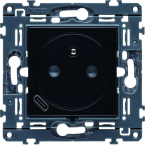  Prise courant aff USB-C noir 