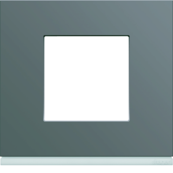  Plaque plastique 1P taupe 