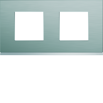  Plaque 2P H71 bright inox 