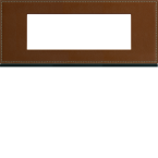  Plaque 6M E57 coffee leather 