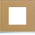  Plaque 1P cord leather 