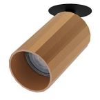  OKTO RX GU10 NOIR - OR ROSE 